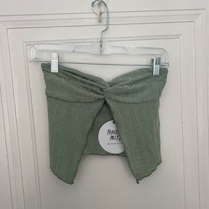 Princess Polly - Blue Strapless Top